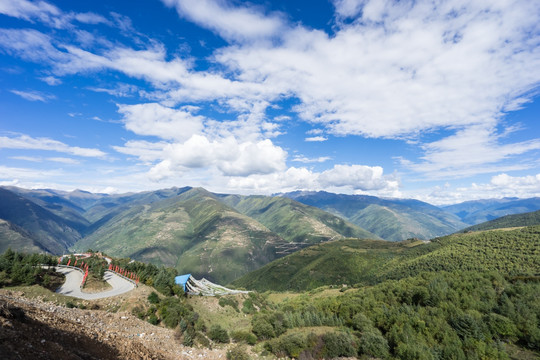 山峦起伏 千山万壑