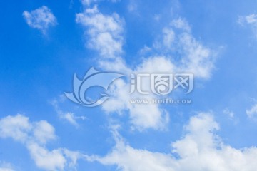 蓝天白云图案