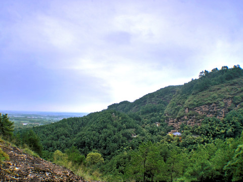 金华九峰山 山石 山崖