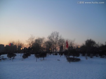 冬日雪景