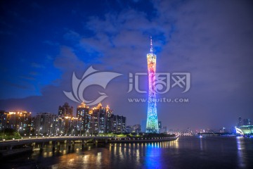 广州塔夜景