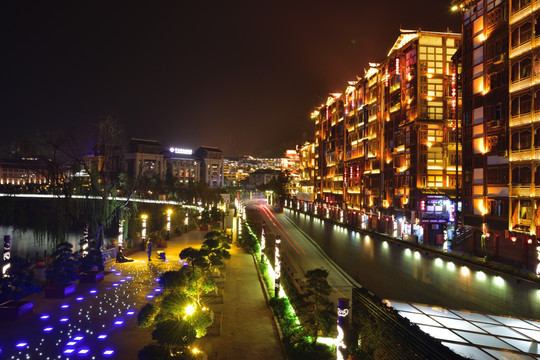 茅台镇夜景