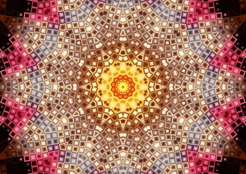 炫彩墙纸壁纸拼花图案