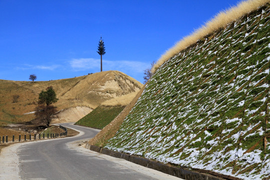 福寿山 天山秋色 盘山路