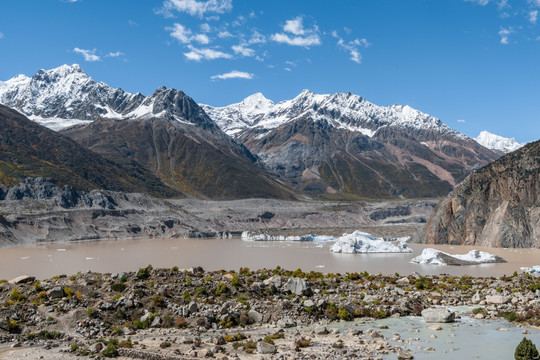 西藏八宿来古冰川