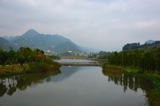 明湖湿地公园