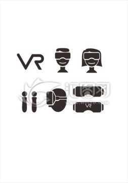 VR矢量图标