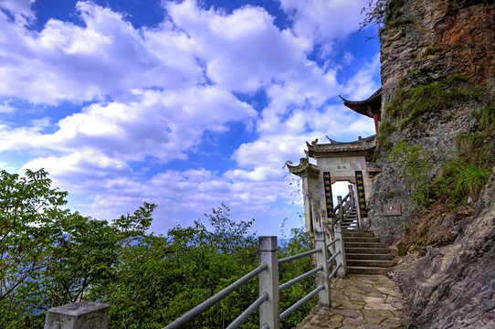 建德大慈岩 悬空栈道