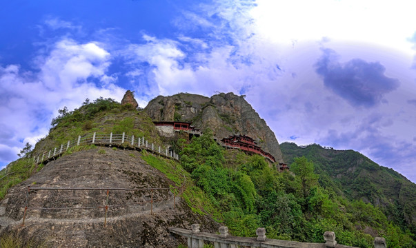 建德大慈岩 清音阁 栈道全景