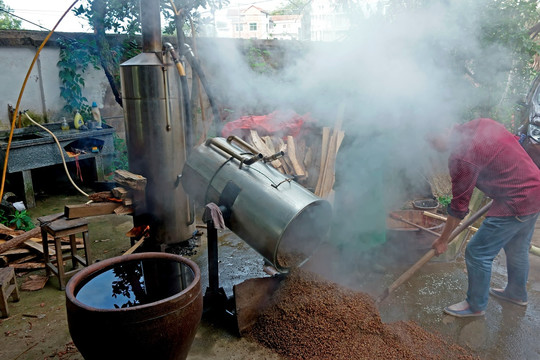 酿酒蒸锅 荞麦 酿酒工艺流程