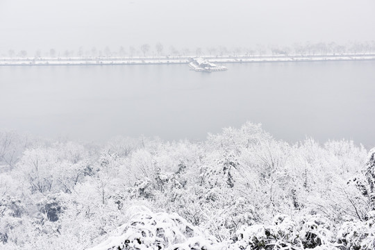 杭州 西湖雪景