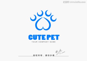 狗狗logo 咖啡logo