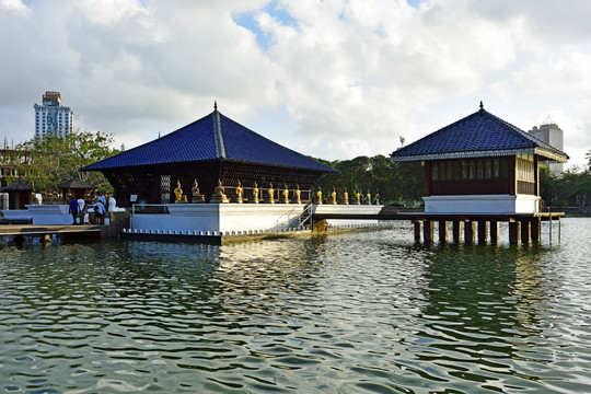 科伦坡 水上寺庙