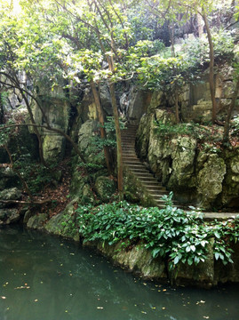 杭州西湖飞来峰风景