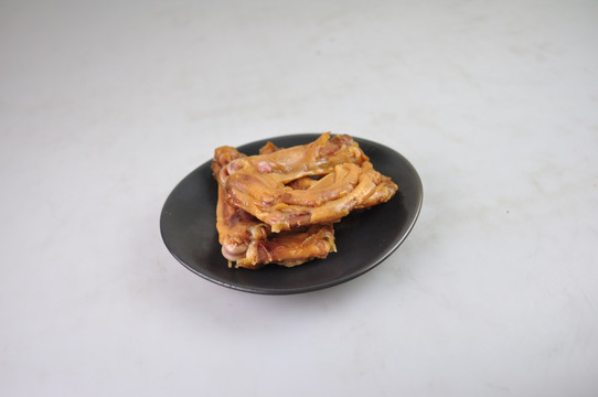 美食拍照卤味鸭掌