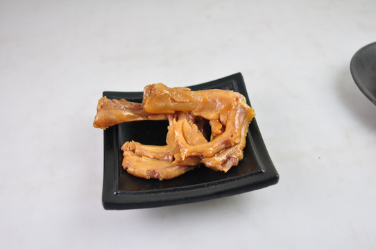 美食拍照卤味鸭掌