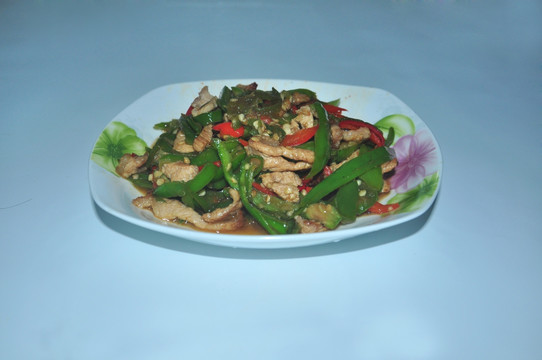 青椒炒肉丝 辣椒炒肉丝