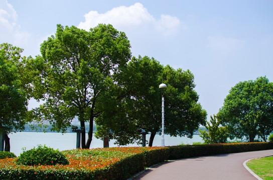 青山湖 自行车站