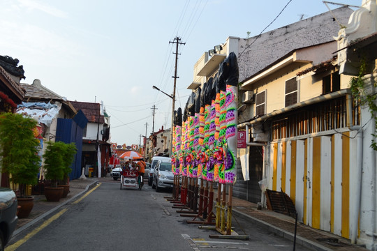 马六甲春节街景