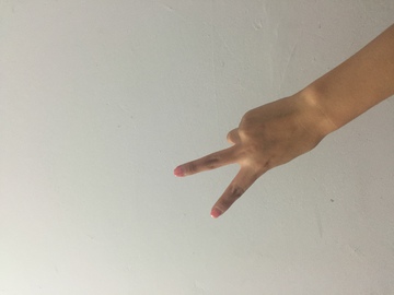 耶 手 手势