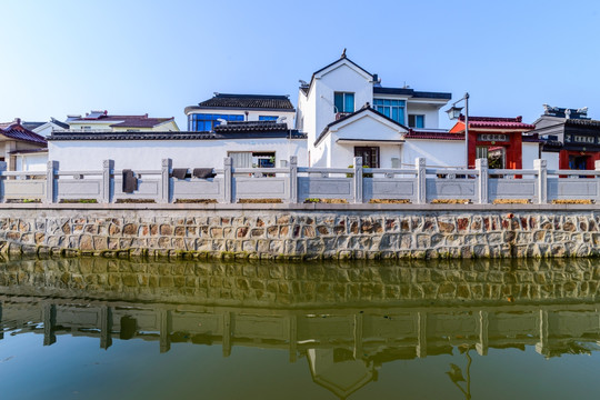 江南民居村落柳舍村