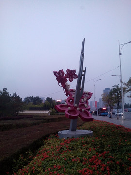 城市路边雕塑
