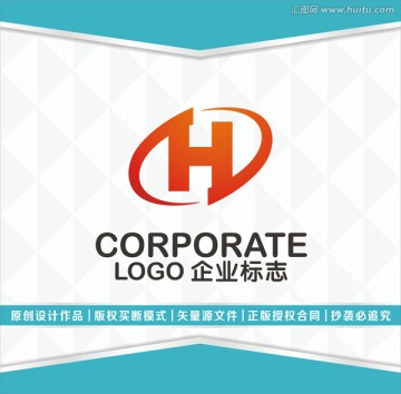 HD字母logo