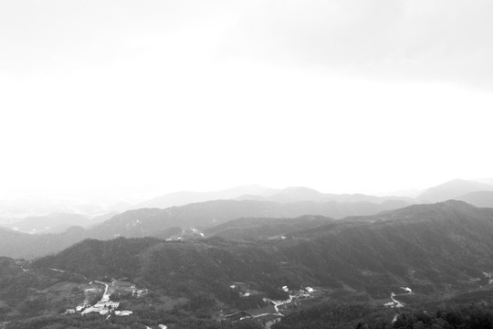 水墨 山里人家