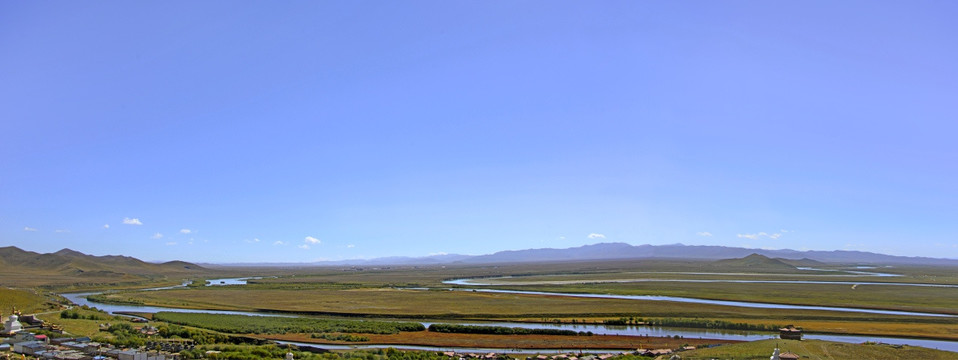 黄河第一湾俯瞰 TIF全景图