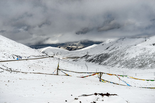 西藏工布江达米拉山