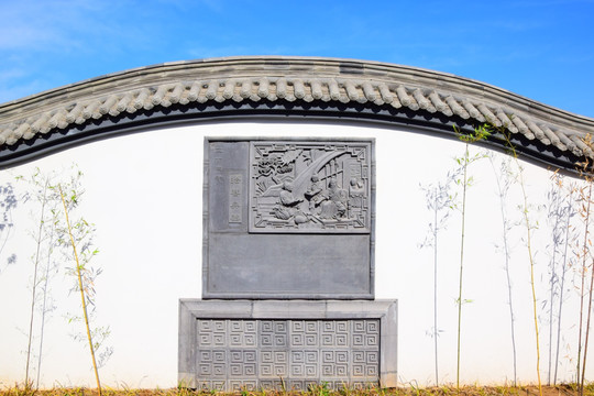 唐语砖雕二十四孝文化墙
