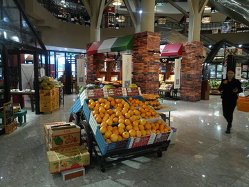 超市内景 水果货柜