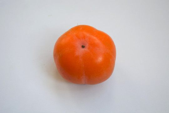 一个熟柿子