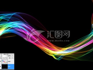 炫光曲线 线条