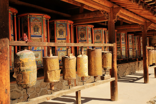 阿柔大寺 佛寺 门 祁连 寺院