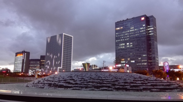 城市建筑 夜景