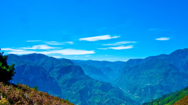 山冈 崇山峻岭