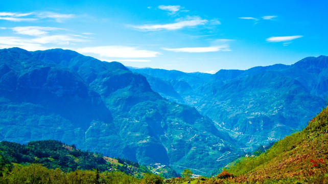 高山沟壑 山岭