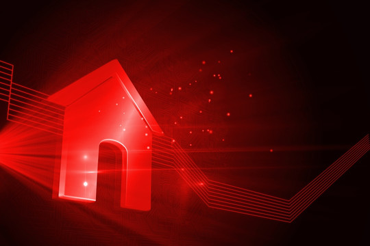 闪亮的红房子