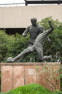体育人物雕像