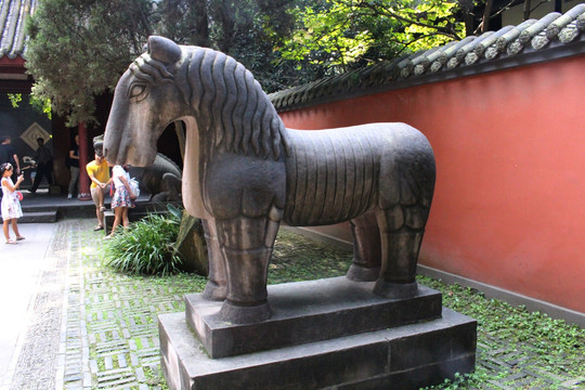 石马 石像 小石马 武侯祠