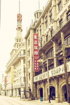 老上海街景 旧上海老建筑