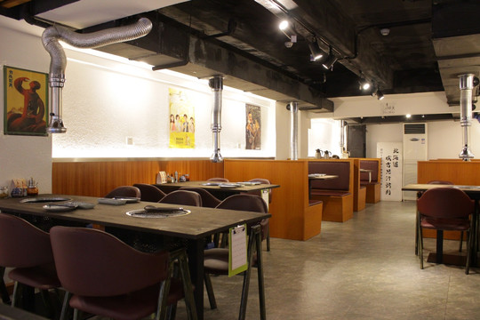 餐厅 韩国烤肉店 环境