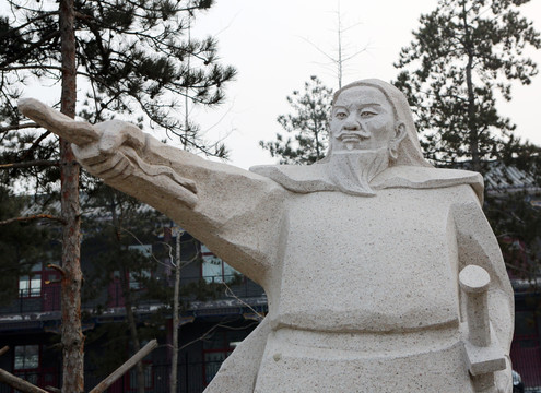 元太祖铁木真雕像