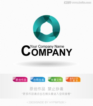 圆形logo 标志设计 商标