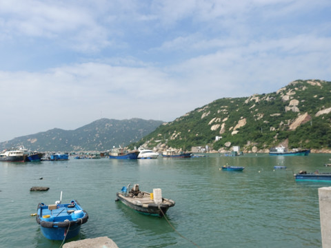 渔港 上川岛 码头 渔船