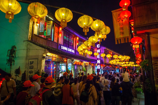 杭州宋城夜景