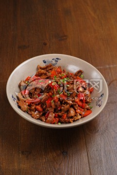 干锅菊花鸡杂