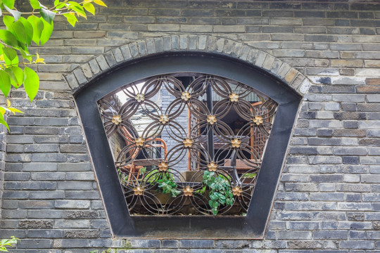 中式窗户 园林窗
