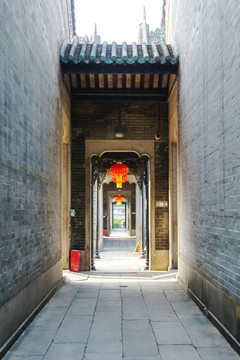 中式宅院门
